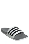 Adidas Originals Adidas Adilette Slide Sandal In White