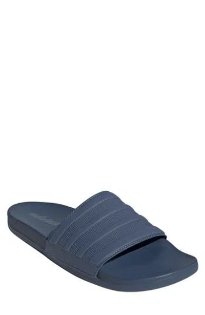 Adidas Originals Adidas Adilette Slide Sandal In Ink/ink/preloved Ink