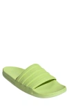 Adidas Originals Adidas Adilette Slide Sandal In Pulse Lime/pulse Lime/pulse Lime
