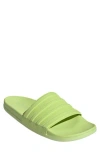Adidas Originals Adidas Adilette Slide Sandal In Pulse/lime/pulse Lime