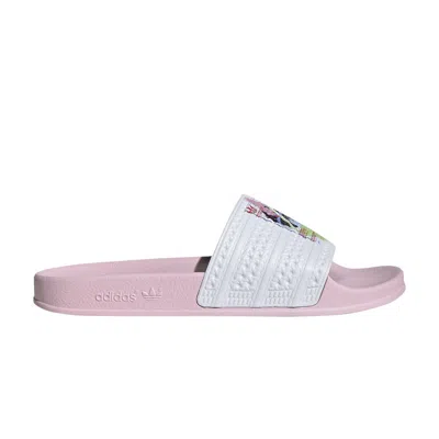 Pre-owned Adidas Originals Adidas Adilette Slide 'you're Here For A Reason - Pink' | Men's Size 7.5