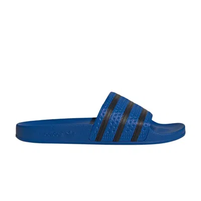 Pre-owned Adidas Originals Adidas Adilette Slides 'blue Core Black' | Men's Size 5