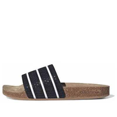 Adidas Originals Adidas Adilette Slides 'core Black Gum'