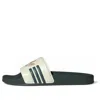 Adidas Originals Adidas Adilette Slides 'cream White Mineral Green'
