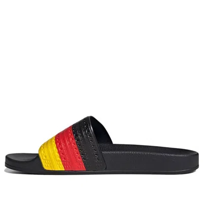 Adidas Originals Adidas Adilette Slides 'germany' In Black