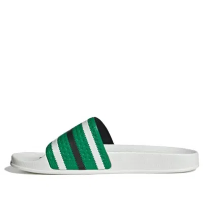 Adidas Originals Adidas Adilette Slides 'green White'