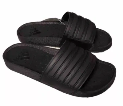 Pre-owned Adidas Originals Adidas Adilette Ultra Boost Slide Sandal Triple Black Eh2256 Men's 12 ?sold Out