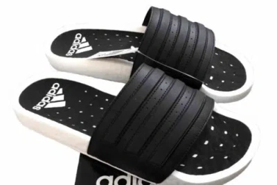 Pre-owned Adidas Originals Adidas Adilette Ultra Boost Slides Size 7, Eg1910 Black / White ?sold Out