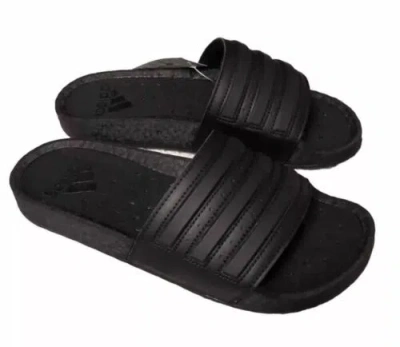 Pre-owned Adidas Originals Adidas Adilette Ultra Boost Unisex Slide Sandal Triple Black Eh2256 Men's 9/w 10