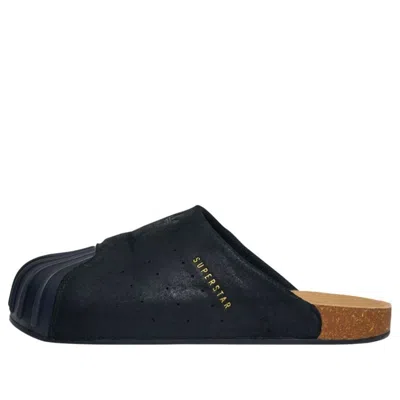 Adidas Originals Adidas Adimule Slides 'core Black Gold Metallic'