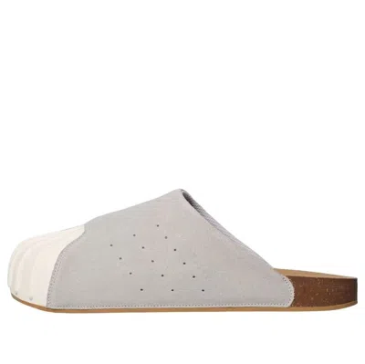 Adidas Originals Adidas Adimule Slides 'grey Two Chalk White' In Gray