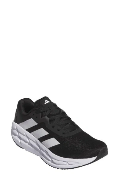 Adidas Originals Adidas Adistar 3 Running Shoe In Black/white/grey