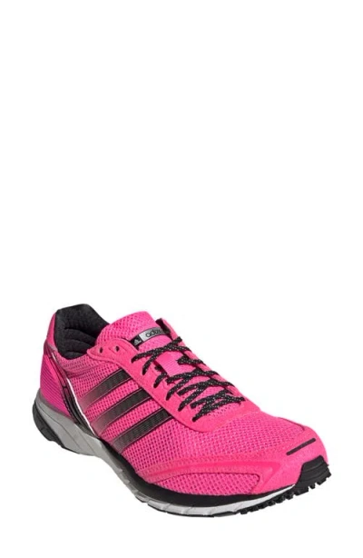 Adidas Originals Adidas Adizero Adios 7 Running Shoe In Lucid Pink/black/white