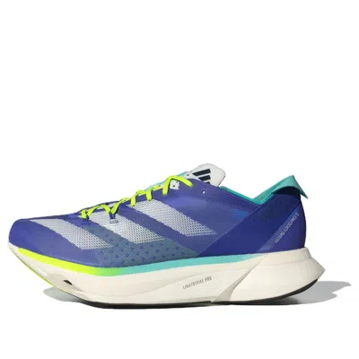 Adidas Originals Adidas Adizero Adios Pro 3 'cobalt Blue Lucid Lemon' In Multi