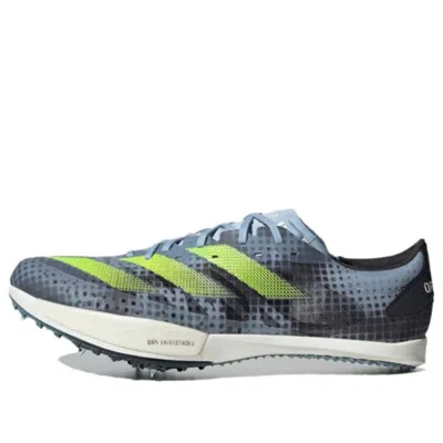 Adidas Originals Adidas Adizero Ambition Track And Field Lightstrike Shoes 'wonder Blue Lucid Lemon' In Multi