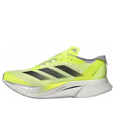 Adidas Originals Adidas Adizero Boston 12 'lucid Lemon Core Black Silver Metallic' In Multi