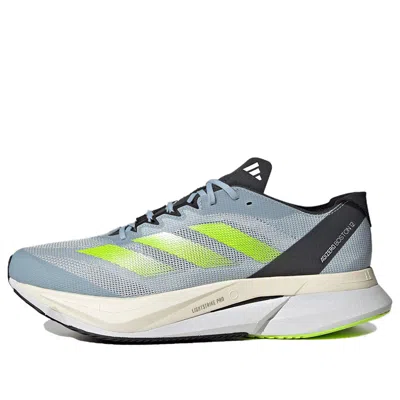 Adidas Originals Adidas Adizero Boston 12 'wonder Blue Lucid Lemon'