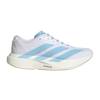 Adidas Originals Womens Adidas Adizero Evo Sl In Ftwr White/clear Blue/matte Gold