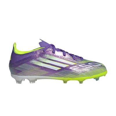 Pre-owned Adidas Originals Adidas Adizero F50 Elite Fg K 'radiant Blaze Pack' | Purple | Kid's Size 13.5