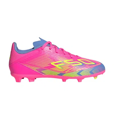 Pre-owned Adidas Originals Adidas Adizero F50 League Fg Mg K 'mystic Victory Pack' | Pink | Kid's Size 5