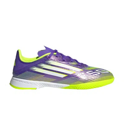 Pre-owned Adidas Originals Adidas Adizero F50 League Indoor K 'radiant Blaze Pack' | Purple | Kid's Size 2