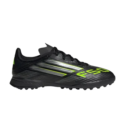 Pre-owned Adidas Originals Adidas Adizero F50 League Tf K 'electric Stealth Pack' | Black | Kid's Size 3.5