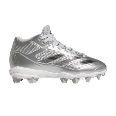Pre-owned Adidas Originals Adidas Adizero Impact Molded K 'silver Speed Pack' | Kid's Size 10