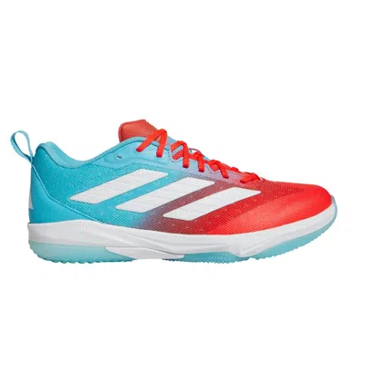 Pre-owned Adidas Originals Adidas Adizero Impact Turf 'candy Pack - Bright Cyan Bright Red' | Men's Size 11.5