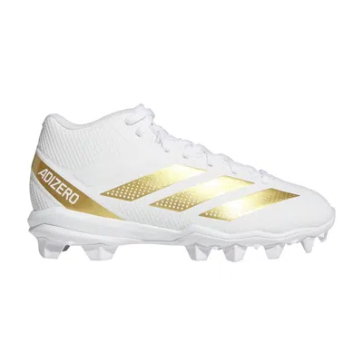 Pre-owned Adidas Originals Adidas Adizero Impact.2 Molded K 'white Gold Metallic' | Kid's Size 11