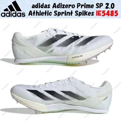 Pre-owned Adidas Originals Adidas Adizero Prime Sp 2.0 Athletic Sprint Spikes Ie5485 Men's Size In White
