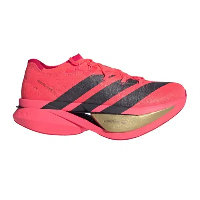 Adidas Originals Adidas Adizero Prime X3 Strung Coral Black Aw26 Running Shoes In Red