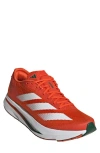 Adidas Originals Adidas Adizero Sl2 Running Shoe In Orange/white/dark Green