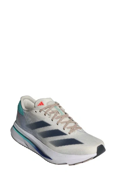 Adidas Originals Adidas Adizero Sl2 Running Shoe In White/ruby/royal Blue