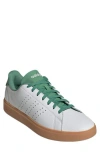 Adidas Originals Adidas Advantage 2.0 Low Top Sneaker In White/green/green