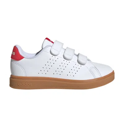 Pre-owned Adidas Originals Adidas Advantage Base 2.0 C 'white Pure Ruby Gum' | Kid's Size 2