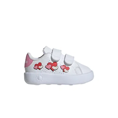 Pre-owned Adidas Originals Adidas Advantage Base 2.0 I 'hearts' | White | Infant Size 7.5