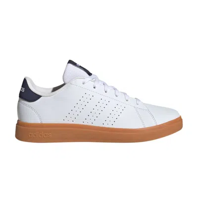 Pre-owned Adidas Originals Adidas Advantage Base 2.0 J 'white Shadow Navy Gum' | Kid's Size 5