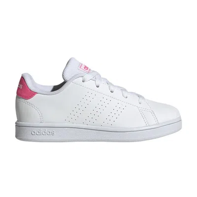 Pre-owned Adidas Originals Adidas Advantage Court K 'white Pulse Magenta' | Kid's Size 13.5