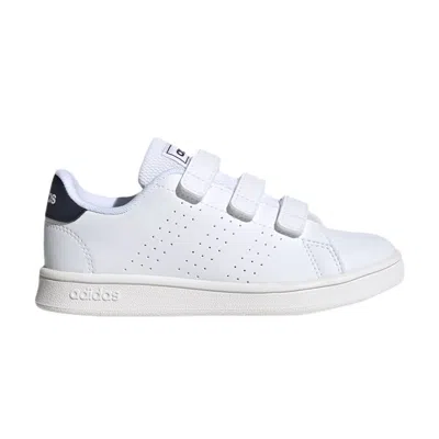 Pre-owned Adidas Originals Adidas Advantage J 'white Legend Ink' | Kid's Size 12.5