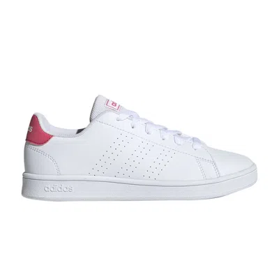 Pre-owned Adidas Originals Adidas Advantage J 'white Real Pink' | Kid's Size 2.5