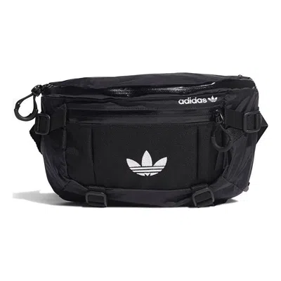 Adidas Originals Adidas Adventure Large Waist Bag 'black White' In Multi