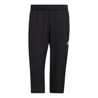 Adidas Originals Adidas Aero3s Capri Pb Training Sports Cropped Pants Black