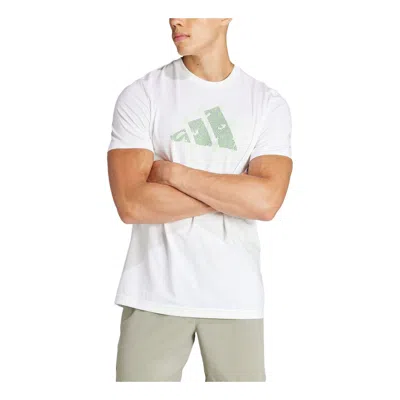 Adidas Originals Adidas Aeroready Logo Slam Graphic Tennis T-shirt 'white'