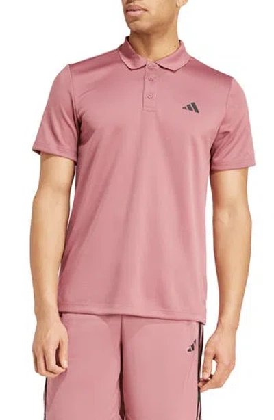 Adidas Originals Adidas Aeroready Train Essentials Polo In Easpnk
