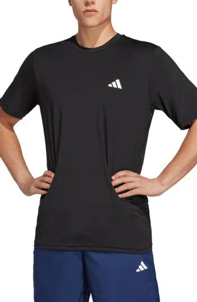 Adidas Originals Adidas Aeroready Training Essentials Short Sleeve T-shirt In Black