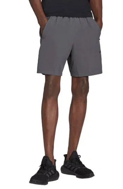 Adidas Originals Adidas Aeroready Training Essentials Shorts In Grey/black