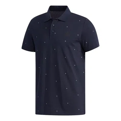 Adidas Originals Adidas Ai Polo Gen Aop Short Sleeve Polo Men's Navy In Blue