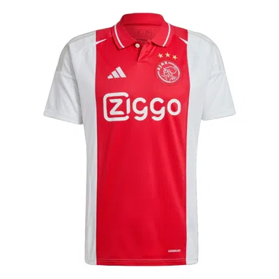 Adidas Originals Adidas Ajax Amsterdam 24/25 Home Football Jersey Asia Sizing 'white Red' In Multi