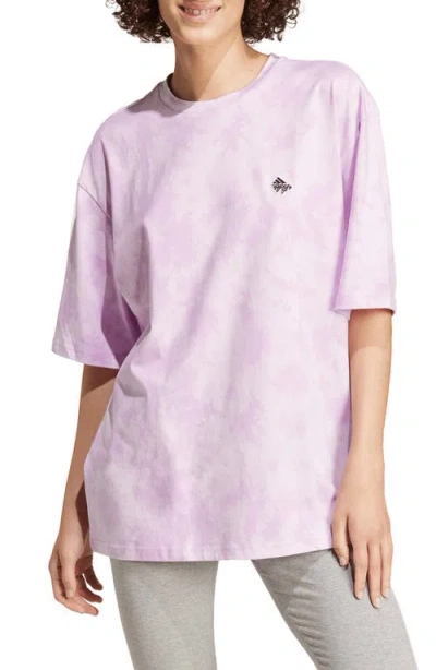 Adidas Originals Adidas All Day I Dream About Oversize Graphic T-shirt In Pink