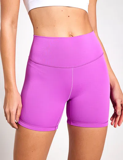 Adidas Originals Adidas All Me 5-inch Short Leggings In Purple